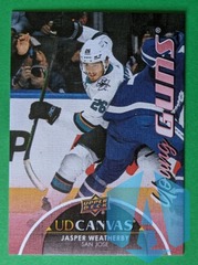 2021-22 Upper Deck Series 2 Jasper Weatherby Young Guns UD Canvas #C238